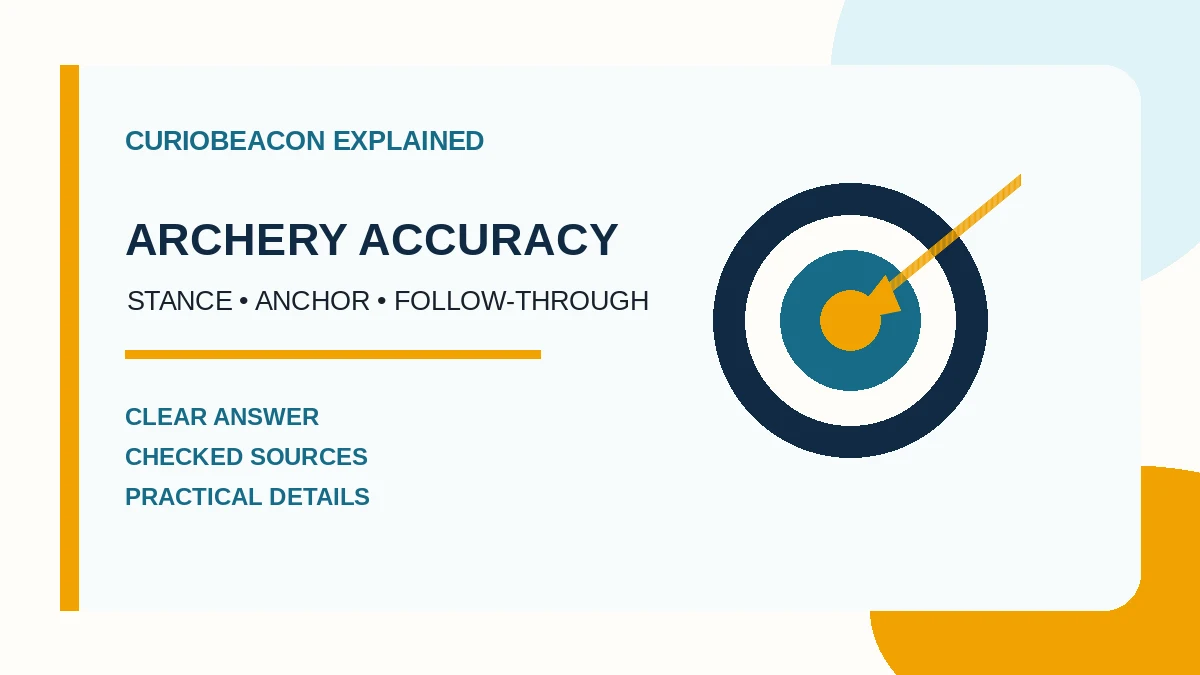 CurioBeacon illustration of an arrow centered on an archery target.